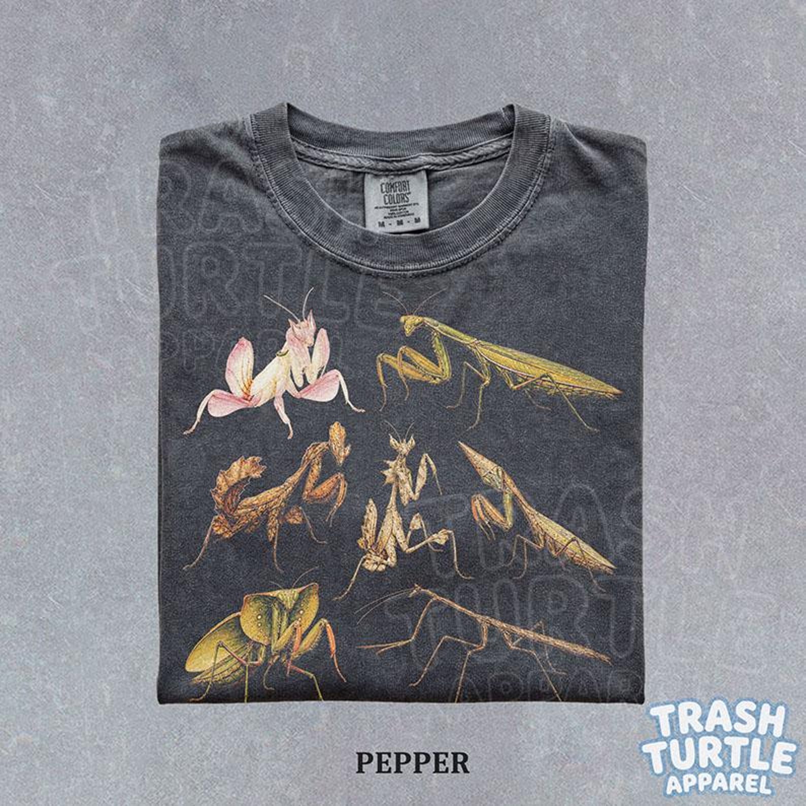 Praying Mantis Shirt Insect Lover TShirt Entomology Insect T-shirt Cottagecore Gift Graphic Tee L