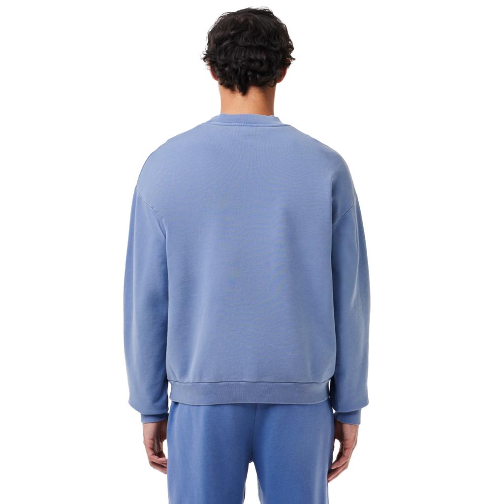 Lacoste Herren Sweatshirt mit Naturfärbung und lockerer Passform