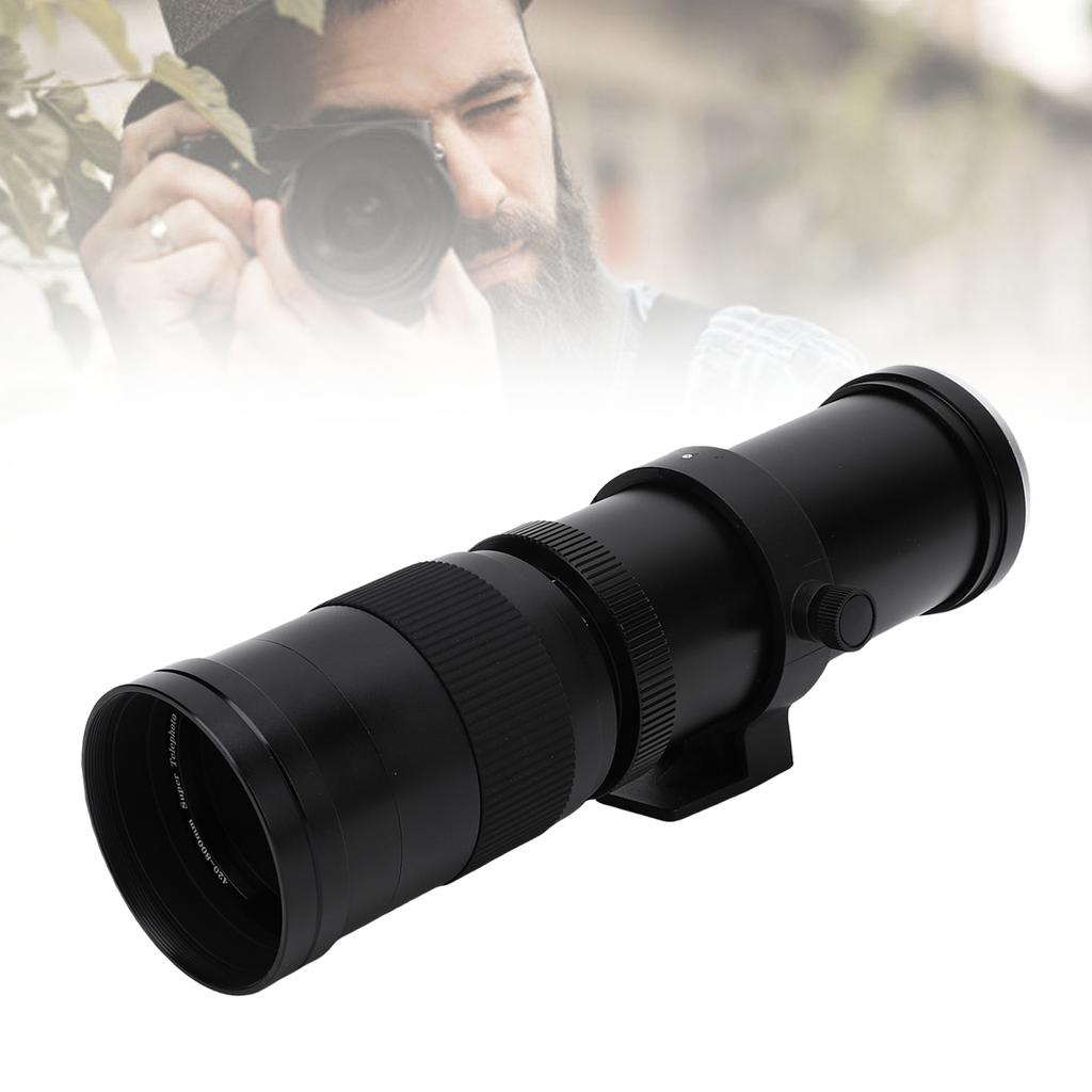 420-800mm Zoomový objektiv Vhodný pro Zrcadlovku Optické sklo Povlak Manuální Teleobjektiv