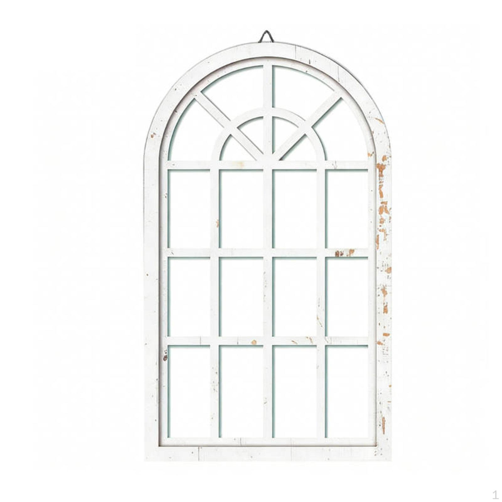 

Arch Window Mirror Wall Decorative Modern Minimalist Acrylic Wood for Bedroom Living Room Entrance белый