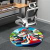 1pc Mario Kart Racing Office Round Area Rug, Under Office Chairs Bedroom Living Room Home Decor, Room Decoa1016180