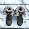 Men's Ankle Boots New Winter Warm Snow Boots High-quality Mid Top Anti Slip and Cold Resistant Hiking Boots Outdoor Work Shoes