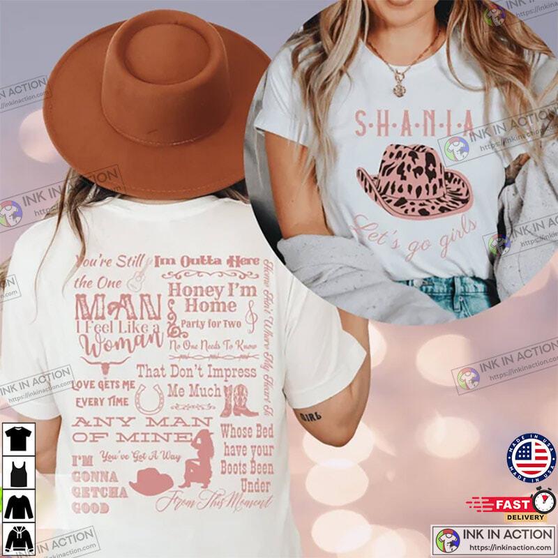 Shania Twain Two-Sided Concert Graphic Design Unisex  HH03625 Unisex T-Shirt L