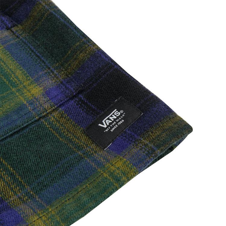 Vans Plaid Casual Long Sleeve Shirt Men Tops Green VN0A5KLYZ17