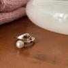 VENTFILLE 925 Sterling Silver Ring for Women Girl Gift Flower Bow Love Combination Ins Niche Jewelry Dropship Wholesale