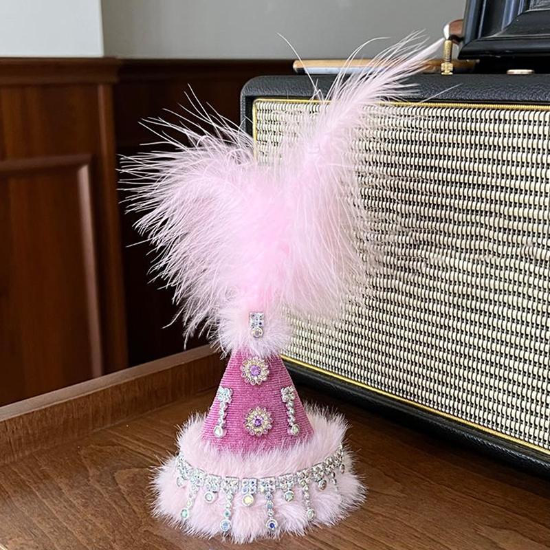 Ethnic Feather Little Lamb Hat Accessories For Kawaii Pp Cotton Baby Lamb Doll Tourist Souvenirs Creative Gift