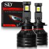 2 szt. H7 LED H8 H11 30000LM 120W HB3 9005 HB4 9006 9012 Hir2 CSP LED żarówki do reflektorów samochodowych Auto światło przeciwmgielne wysokie światło mijania turbo reflektor 12V 6000K biały