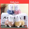 Adorable Llavero de Alpaca de Peluche Encantador Juguete Pequeño Relleno Para Bolsos y Regalos