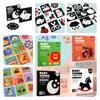 Black And White Sensory Cards For Babies 0-6 Months 30 Cards With 60 Stimulating Patterns