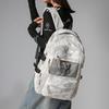 Schoolbag Lightweight School Bag Boys Camouflage Junior High School High School Students Large Capacity Backpack Women's Commuter Travel Computer 