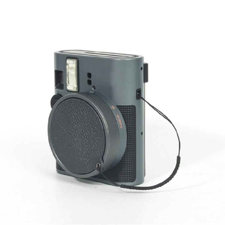 Einfache Installation Leder-Objektivabdeckung Anti-Drop-Riemen Kleberückseite Leichtes Design für Mini41 Kamera Zubehör