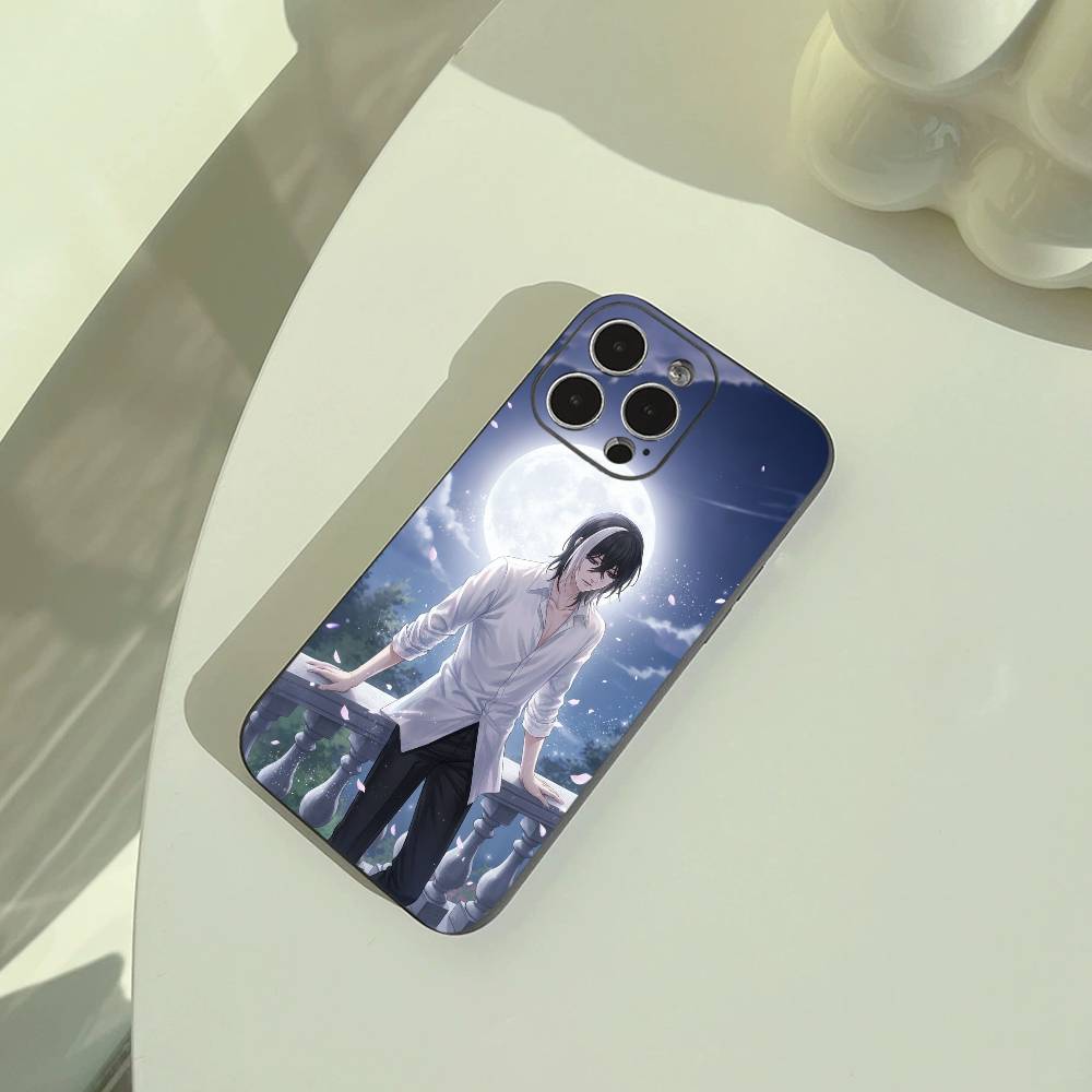 Classic anime-B--Black- Butler Phone Case For iPhone 17,16,15,14,13,12,11 Pro Max, Lightweight and practical Soft Black Cover iPhone14Pro