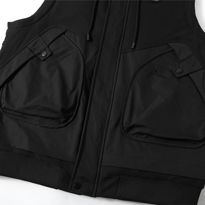 Übergröße 5XL-11XL Mode Herbst Winter Warme Ärmellose Weste Herren Übergröße Oberbekleidung Dicke Winter Herrenjacke mit Kapuze