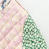 Women Stand Collar Quilted Print Loose Casual Cotton Coat