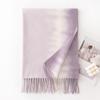 Elegant Lady Style Gradient Scarf for Girls High End New Autumn and Winter Shawl  Imitation Cashmere Warm Scarf