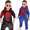 Marvelous Comfort With 2pcs Kids Boy Long Sleeve Spiderman Hoodie Trousers Tracksuit Set