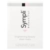 Sympli Beautiful, Brightening Beauty Sheet Mask, 5 sheet masks, 25ml (0.85oz) each
