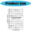 Gartenkalender Umfassende 12-Monats-Pflanzenpflege-Tracker Gartenplanung Notizbuch Gartenbauplanung Buch