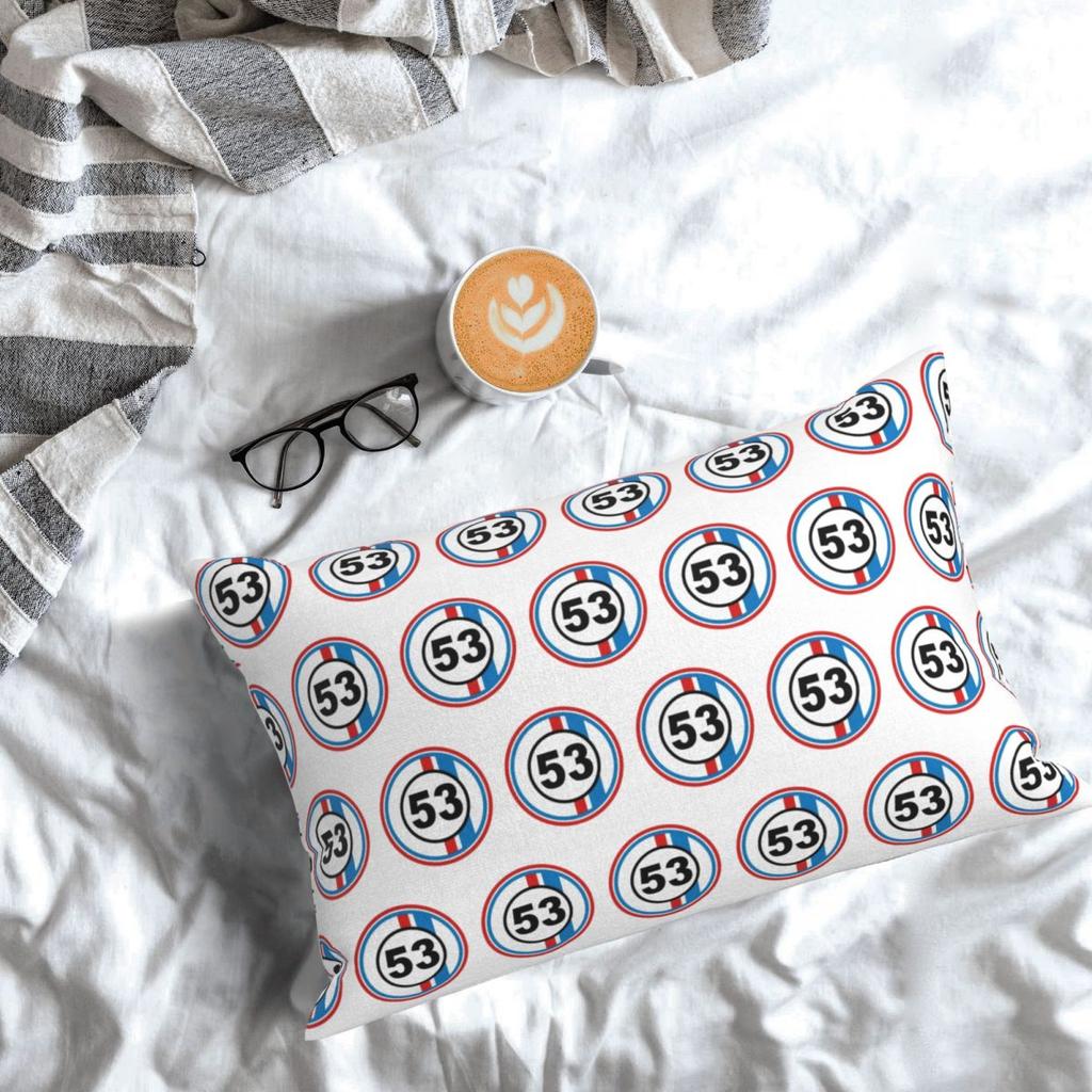 Herbie Cnumber 53 The Love Bug No Rectangle Pillowcase Cushion Cover Decorative Bedroom Bed Home Comfort Throw Pillow