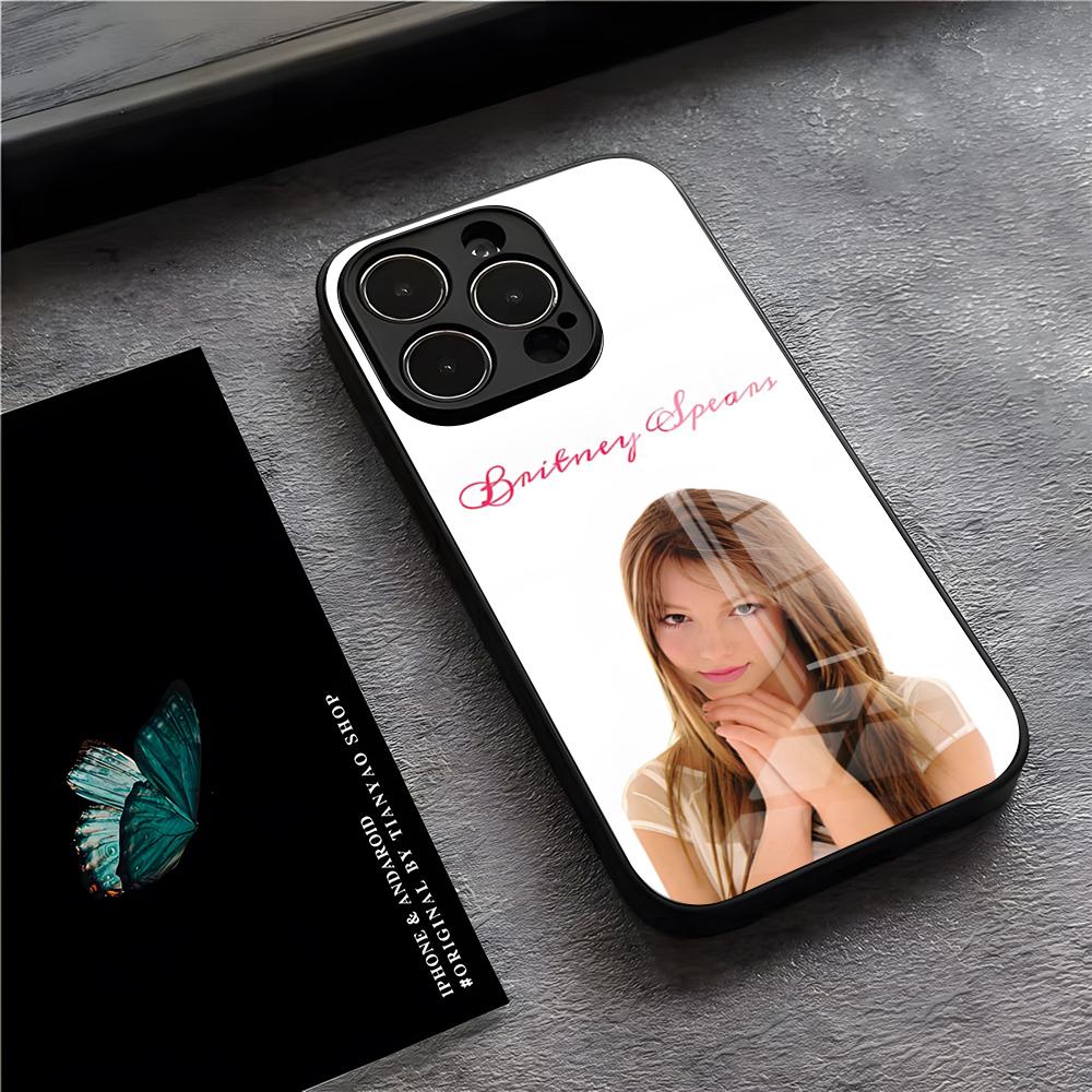 Britney Spears Phone Case For IPhone 17 Pro Max 15 Pro 16 14 Plus 12 13 Mini 11 Pro Shockproof Glass Cover