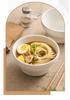 Noodle Bowl for Home Use: Stylish Nordic Design, Creative High-Footed Soup, and Large Rice Bowl