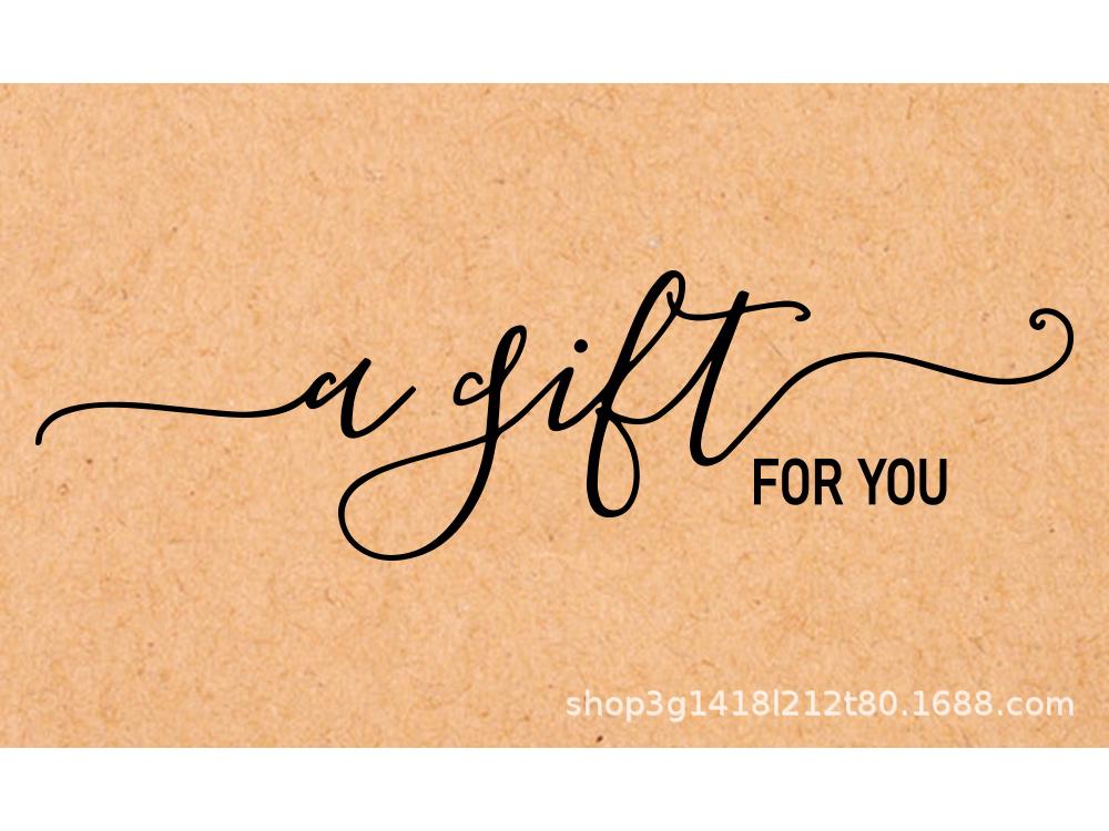 30er-Pack Dankesgrußkarten aus Kraftpapier – Blanko-Geschenkkarten