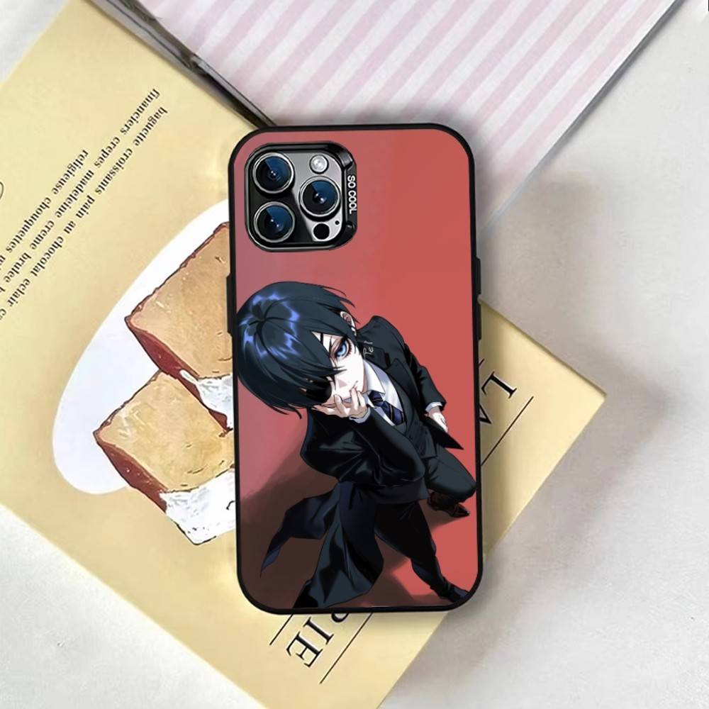 Anime B-Butler Phone Case For iPhone 17,16,15,14,13,12,11 Plus,Pro Max,XS,Colorful Silver Phone case Funda Cover