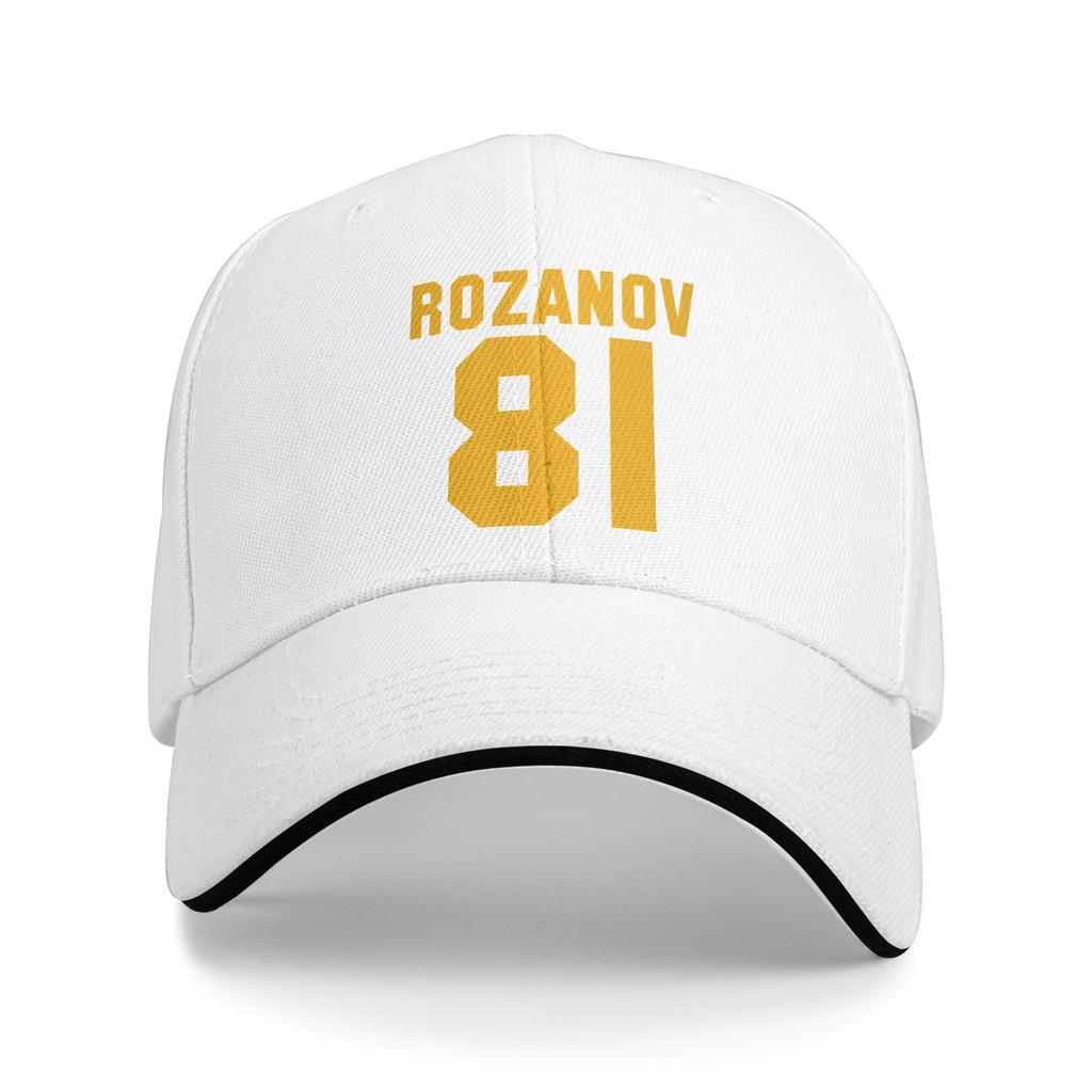 Ilya Rozanov 81 Logo Heated Rivalry Baseball Cap Popular  Sandwich Cap for Men Women Adjustable Dad Hat Outdoor