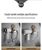 Wall-Mounted Stainless Steel Multifunctional Bathroom Hair Dryer Holder