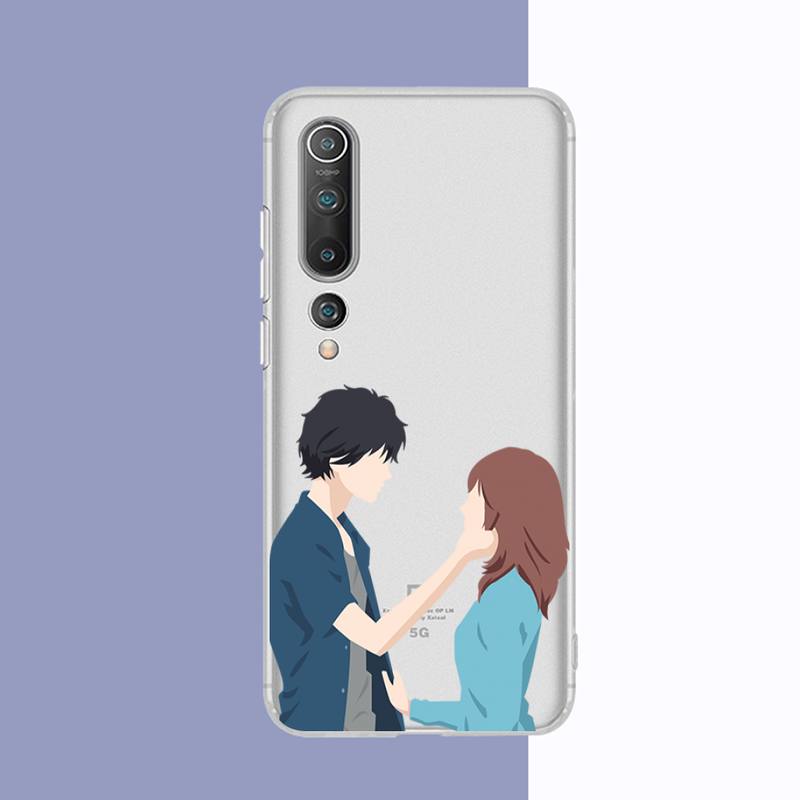 Ao Haru Ride Love Lovely Anime Phone Case for Samsung S20 S10 Lite S21 Plus for Redmi Note8 9pro for Huawei P20 Clear Case