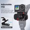 Magnetic Action Camera Bag Mount with Textured Grip, Adjustable Camera Holder for Hiking Updates, Cycling Video, Travel Use, and Daily Recording