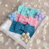 Soft Twisted Nylon Baby Headband with Wide Bow
