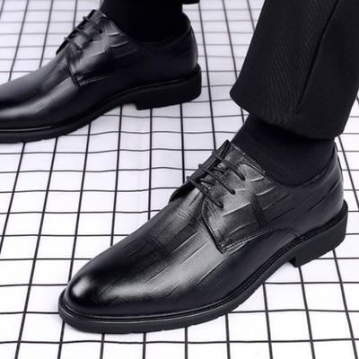 Scarpe Sociali Punta Tonda Stile Coreano Studenti Maschi Prezzo Basso 2026 Nuovi Abiti Gentiluomo 39 Calzature Scarpe Formali da Uomo