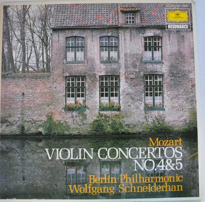 Disque Vinyle BERLINER PHILHARMONIKER, WOLFGANG S - Mozart: Concertos pour violon n°. 4, Non. MGX7055 DEUTSCHE GRAMMO 1980 Japon Classique Occasion