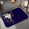 Anime R-Rainbow Brite Floor Mat Diatomite Bath Mat, Quick Dry Absorbent Non-Slip Door Mat