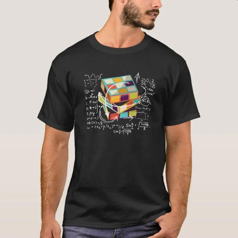 

Competitive Puzzle Speed Cubing Cube Math T-Shirt 100% Cotton O-Neck Summer Short Sleeve Casual Mens T-shirt Size S-3XL S