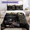 3pcs Metro Bedding Set Duvet Cover Closure Includes 1 Duvet Cover & 2 Pillowcases, Soft and Comfortable for All Seasons.