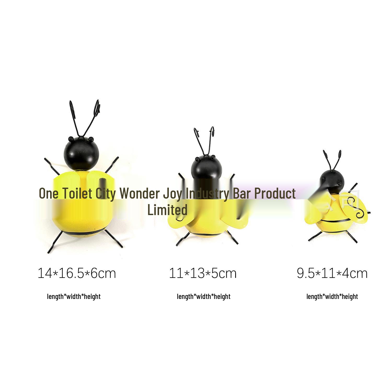 American Wrought Iron Bee Wall Ornament