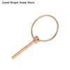 10/20/30Pcs 6*50MM Steel Lynch Pin Heavy Duty Trailer Tractor Bicycle Stroller Cargo Ring Clip For Farm Lawn Garden Truck