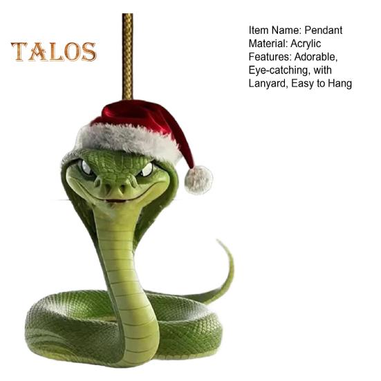 Vánoční přívěsek Ornament Kreslený styl závěsný doplněk Vánoční stromek, odolný proti vyblednutí, se šňůrkou Univerzální dekorace