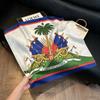 May Kaji Cashew Flower Square Scarf Retro Men's Silk Scarf Buckle British Style Scarf Men's Paisley Pattern Small Scarf Women