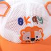 Cartoon Lion Baby Children Sun Visor Hat Sun Protection Boys Girls Mesh Basin Caps  Summer