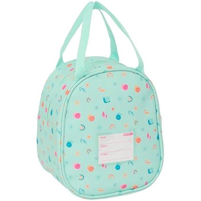 Trousse Isotherme Préscolaire - SAFTA - CARACOL - Rose - Souple - Zippée