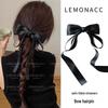 2025 Women's Bow Ribbon Back-of-Head Spring Hair Clip