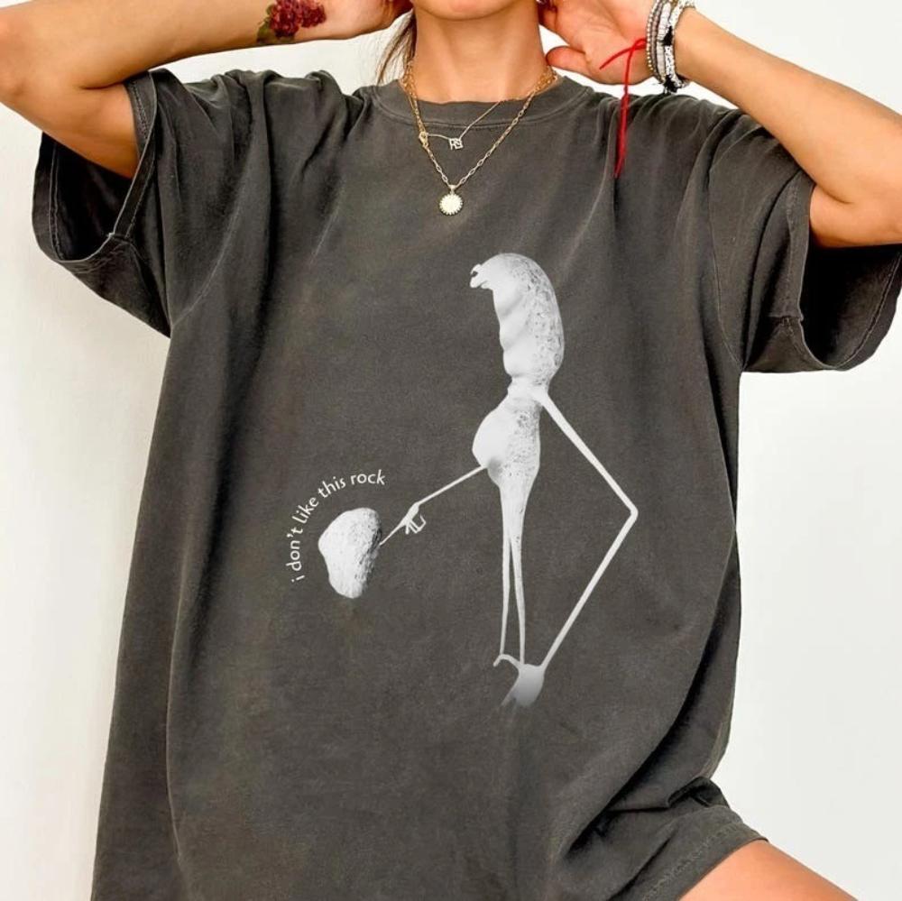 

I dont like this rock band tshirt with the Marcus Worm meme design Pure cotton casual unisex tshirt streetwear y2k top M