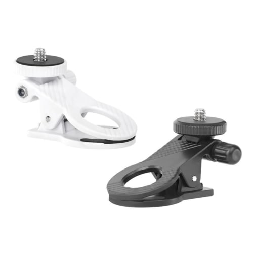 AQUALOACH Multi-Function Clamp Clip for 1/4" Screws (Black) for Fixing Cameras, Microphones, and Lights