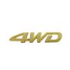 3D Premium New Design 4WD Displacement for All 4 Wheel Drive SUV Off-road Car Hood Fender Trunk Rear Bonnet Nameplate Decal Emblem Badge Sticker