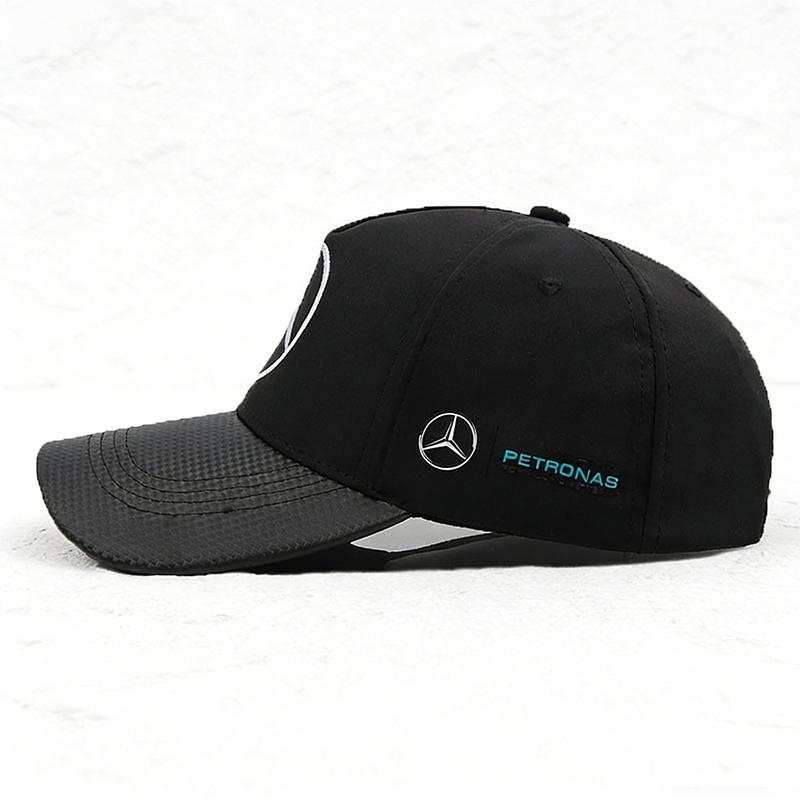 D8Embroidery For Mercedes Benz AMG Motorcycle Street Run Baseball Hat Racing Team Outdoor Sports Hardtop Duck Tongue Hat Sunshade