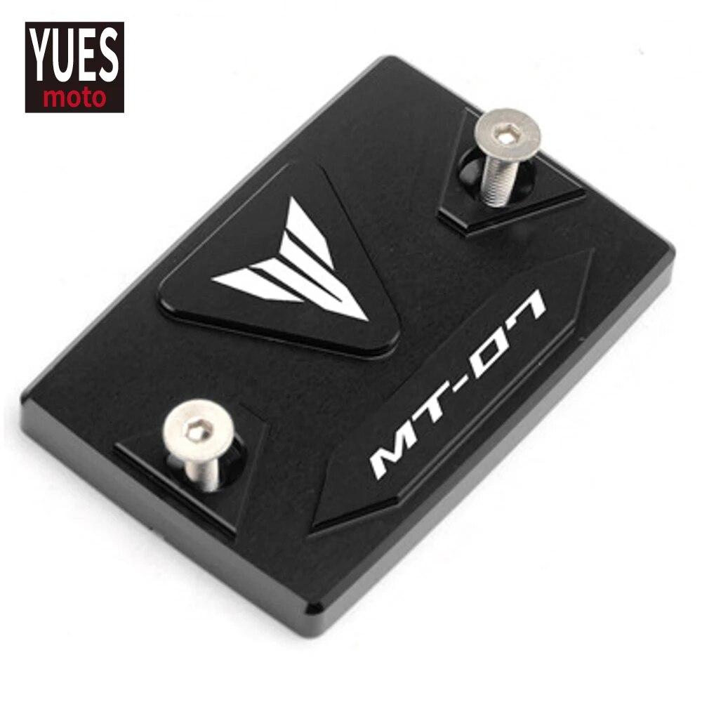 Motorcycle Accessories CNC Front & Rear Brake Fluid Cylinder Master Reservoir Cover Cap For Yamaha MT-07 MT 07 Mt07 2014-