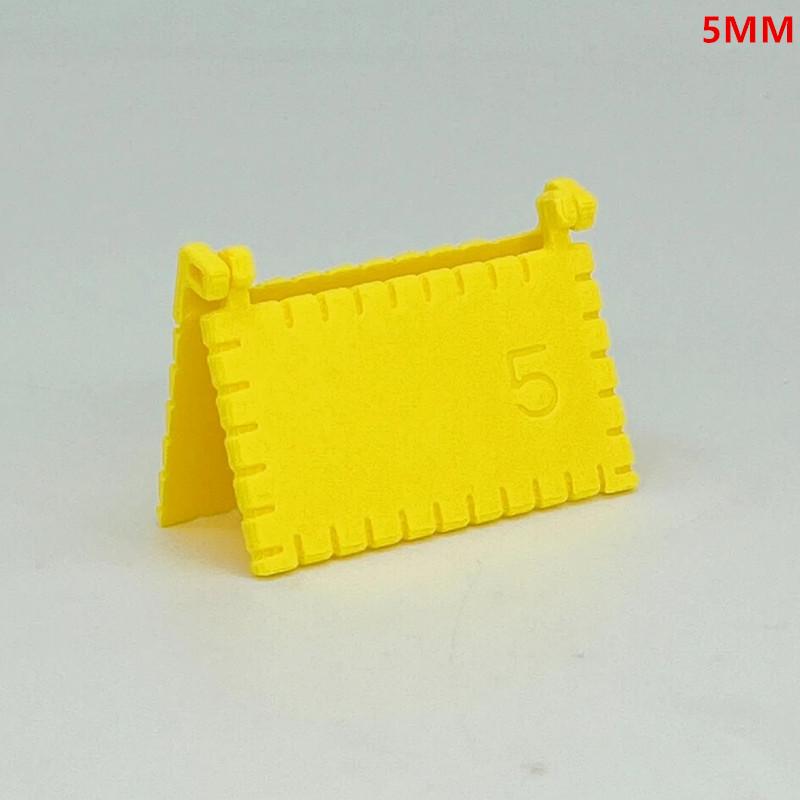 1/3PCS Sewing Guide Template – 3, 4, 5mm Spacing for Consistent Stitches in Fabric, Embroidery, and Leather Craft 5mm